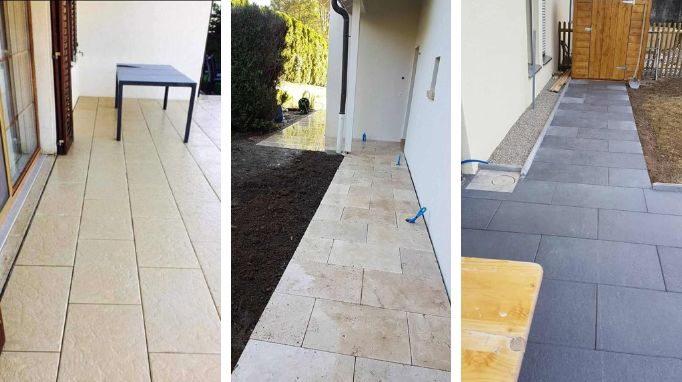 Revêtements de sol et muraux en carrelage pour cuisines, salles de bain et terrasses Pose de carrelage et faïence